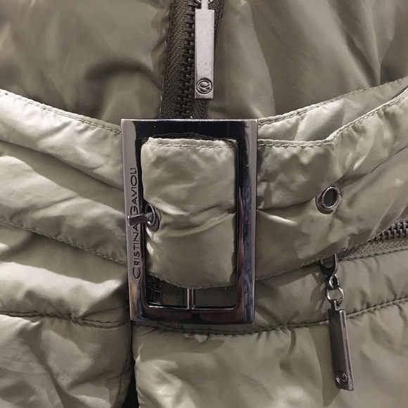 Cristina gavioli puffer jacket olive green - Picture 5 of 9
